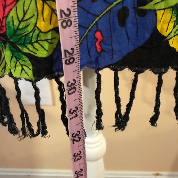 Koko Knot Dress/Cover up w Parrots & Hibiscus - Picture 3 of 8